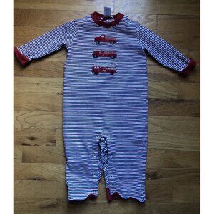 Janie & Jack firetruck Coverall 6-12 M